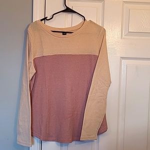 $5 Off - Just Ask- Shein waffle knit top